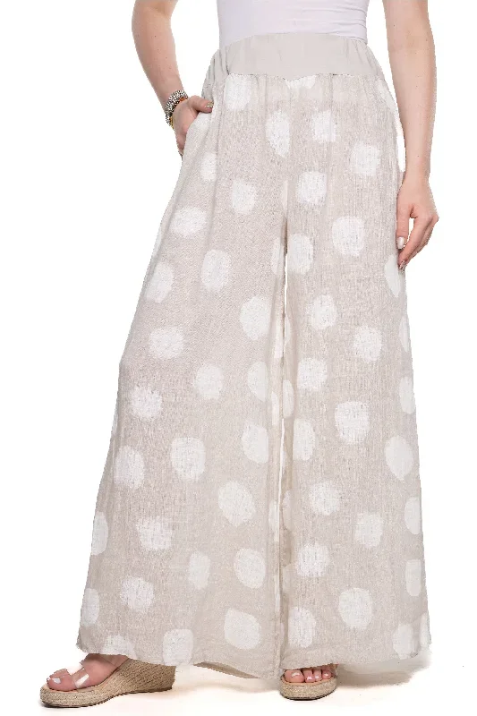 DOT PRINT WIDE PANT