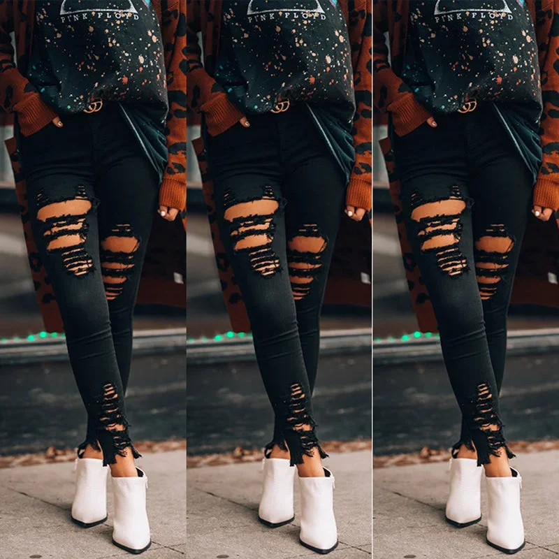 2022-juliafashion-streetwear-ripped-denim-jeans-high-waist-stretch-polyester-trousers-summer-black-women-skinny-distressed-slim-fit-pants