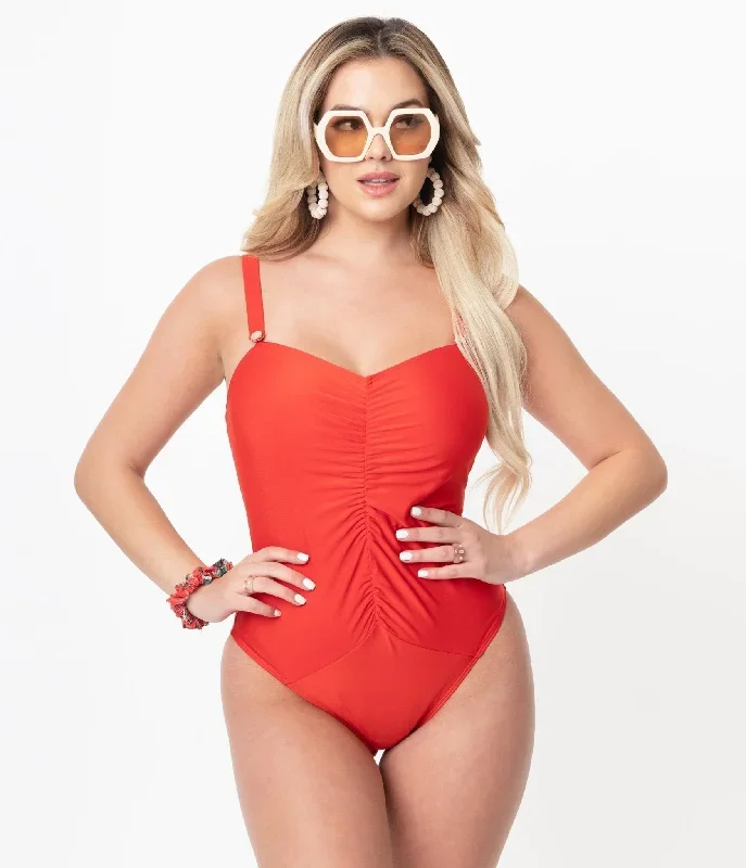 bettie-page-x-playful-promises-honey-red-one-piece-swimsuit