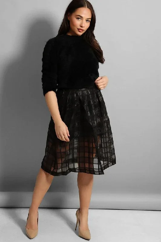 black-cage-net-midi-skirt