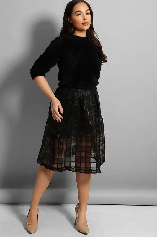 black-cage-net-midi-skirt