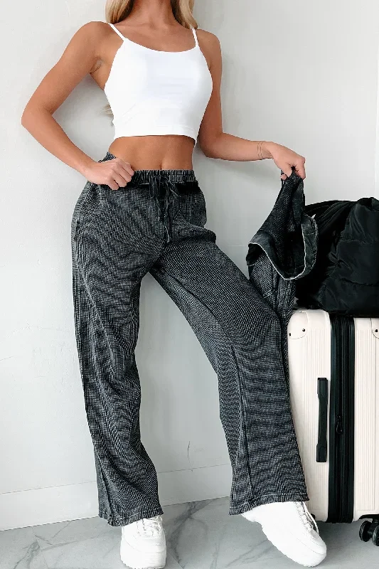 distancing-myself-waffle-knit-lounge-pants-black