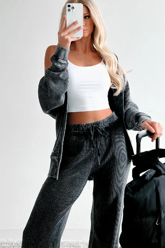 distancing-myself-waffle-knit-lounge-pants-black