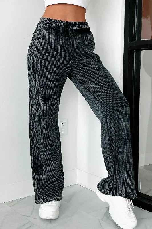 distancing-myself-waffle-knit-lounge-pants-black