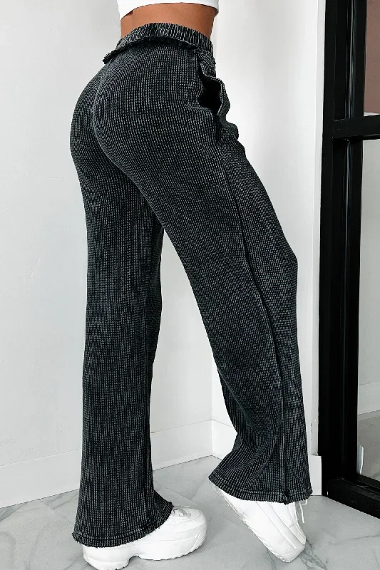 distancing-myself-waffle-knit-lounge-pants-black