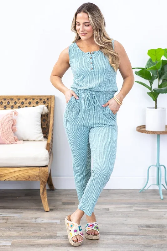 dusty-teal-ribbed-sleeveless-jumpsuit