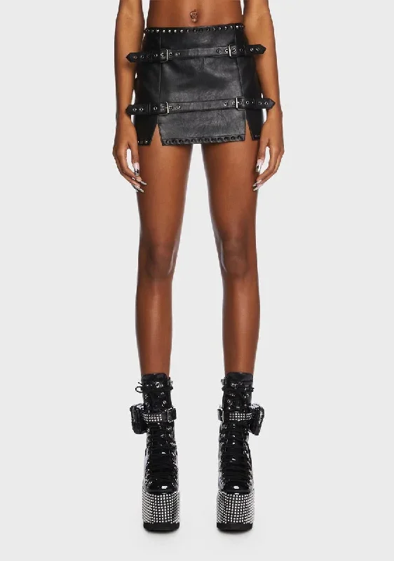 Edgier Than Most Mini Skirt