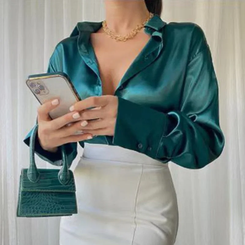 elegant-satin-long-sleeve-blouses-women-2022-autumn-vintage-blue-green-silk-shirt-women-casual-loose-button-up-street-shirts