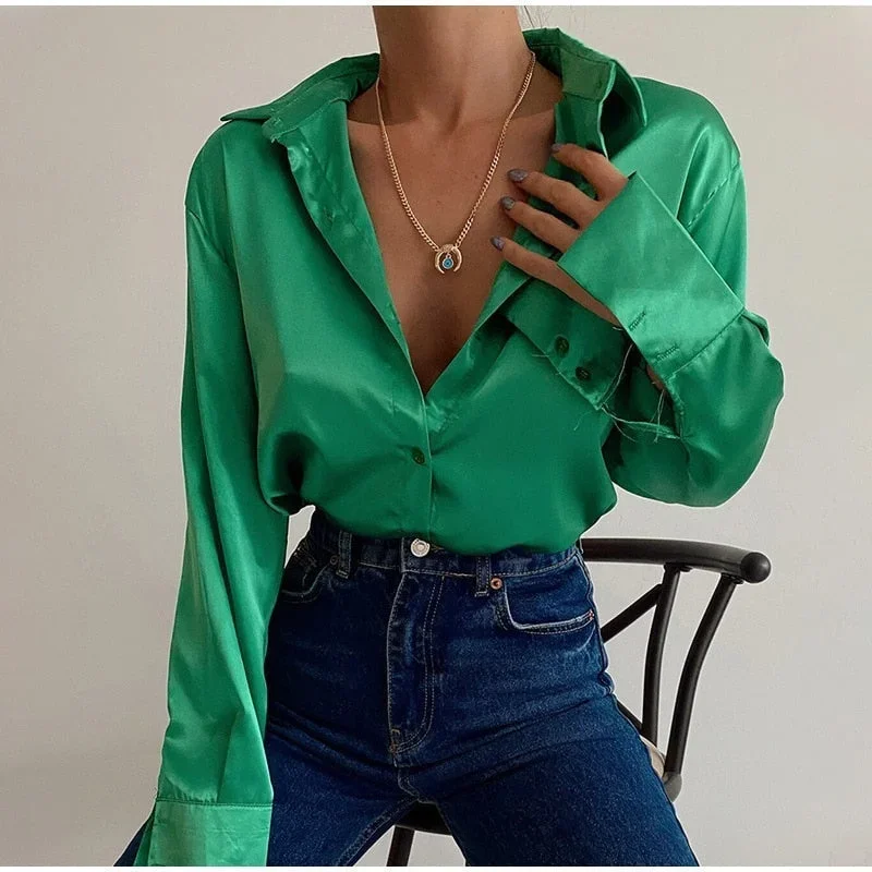 elegant-satin-long-sleeve-blouses-women-2022-autumn-vintage-blue-green-silk-shirt-women-casual-loose-button-up-street-shirts