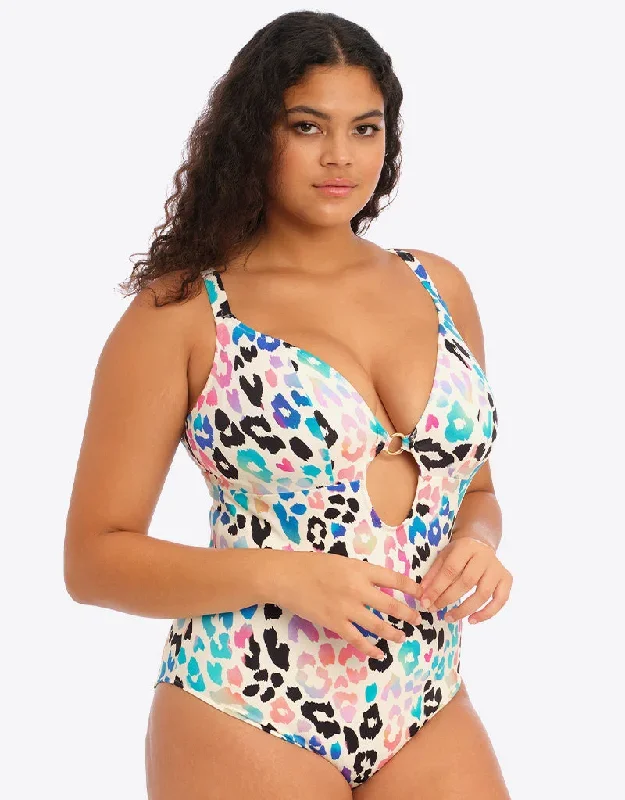 elomi-party-bay-non-wired-plunge-swimsuit-multi