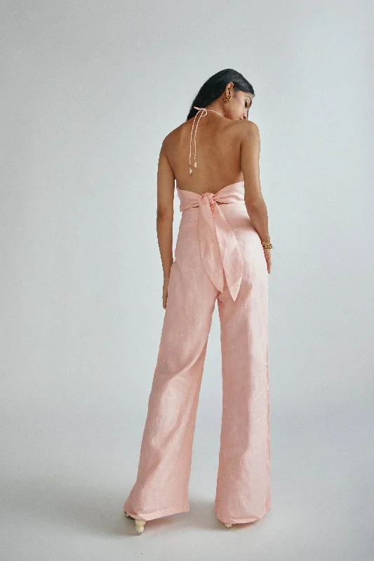 Emma Jumpsuit - Peach