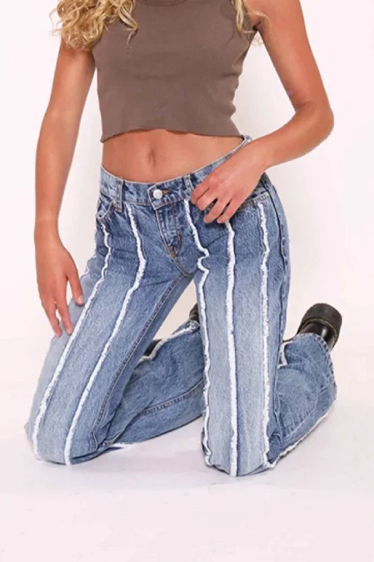 fringed-straight-leg-bootcut-jeans