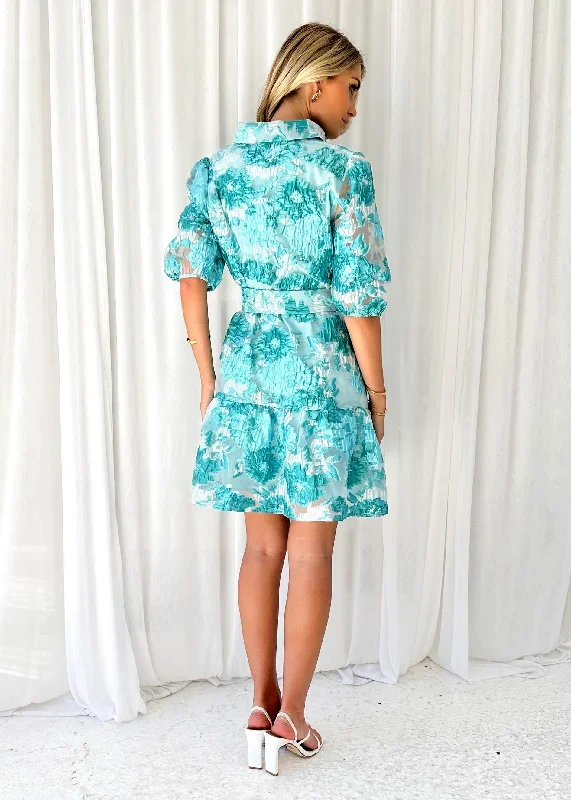 glazer-dress-aqua-jacquard