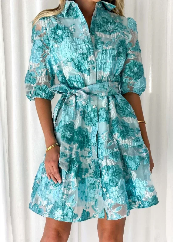 glazer-dress-aqua-jacquard