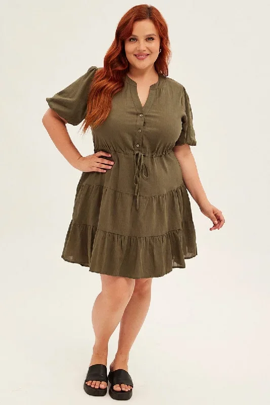 green-skater-dress-v-neck-short-sleeve-button-cdd25780-47l-2