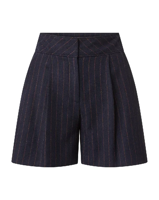 haina-pinstriped-short