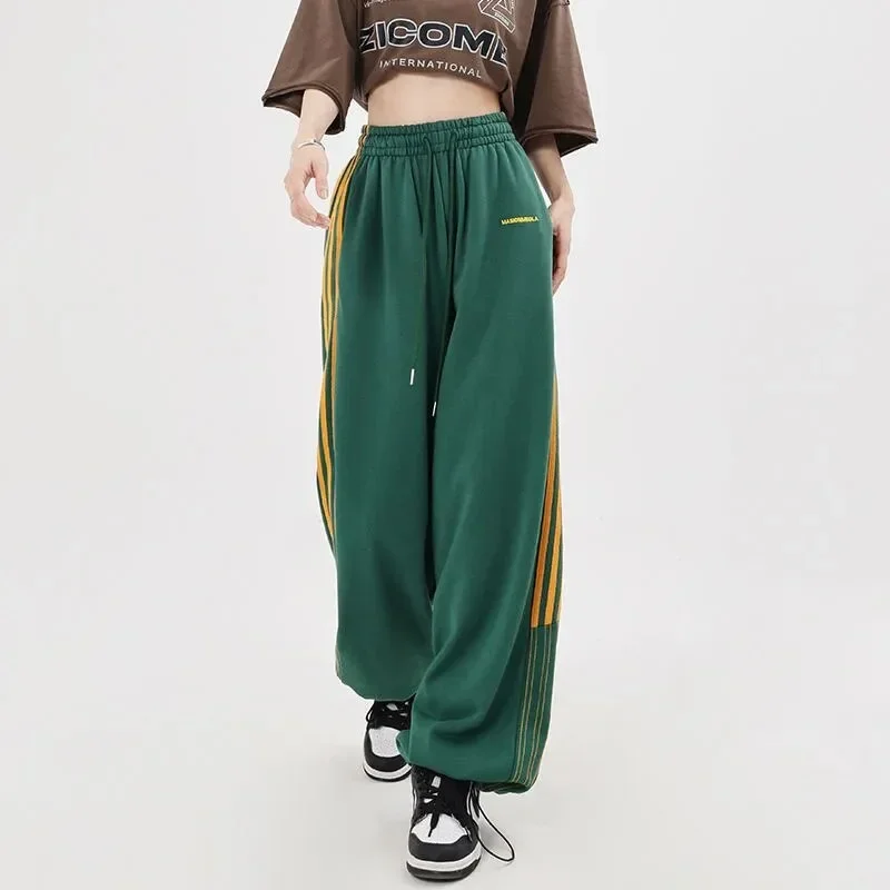 Striped Harajuku Hip Hop  Trousers