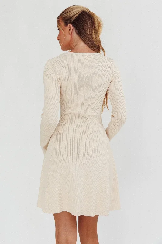 intuitions-long-sleeve-ribbed-knit-dress-cream