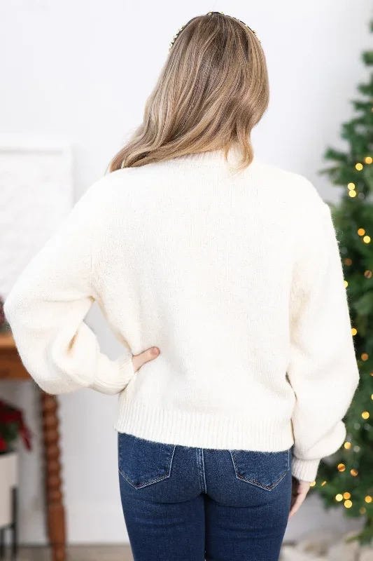 ivory-melange-mock-neck-sweater