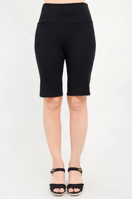 Leslie Shorts, Black, Bamboo