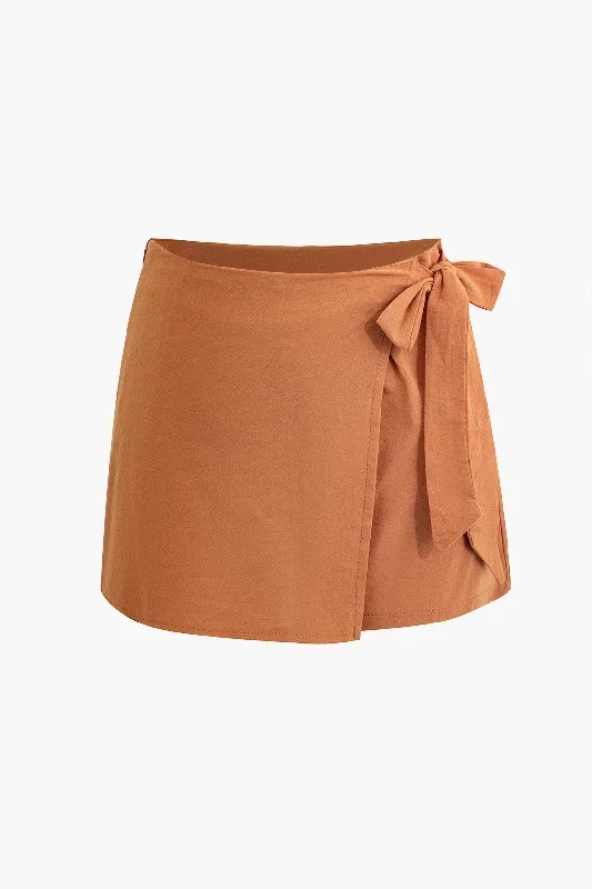 Knot Wrap Skort