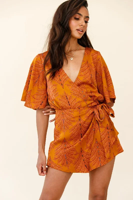 nadi-v-neckline-wrap-romper-leaf-print-mustard