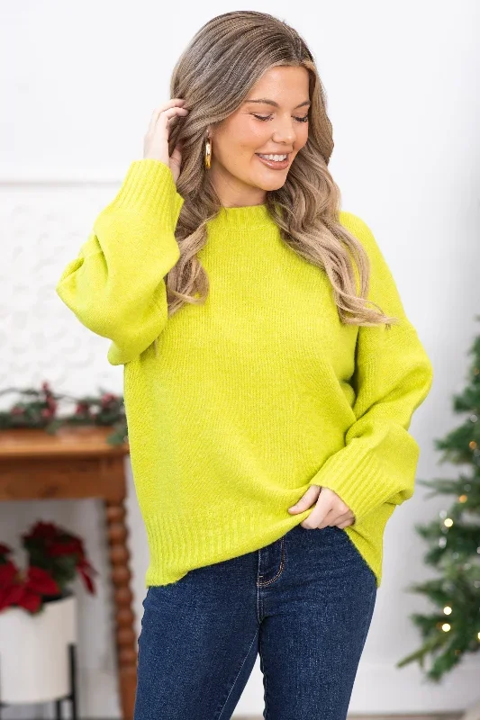 neon-lime-rib-trim-drop-shoulder-sweater