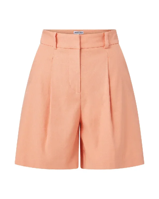 noemi-stretch-linen-short-coral