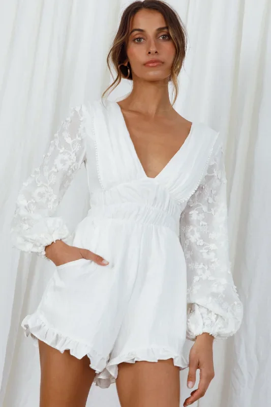 novella-long-embellished-sleeve-frill-trim-romper-white