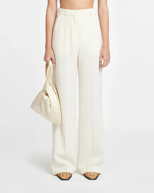 Lanai - Tailored Cady Pants - Creme