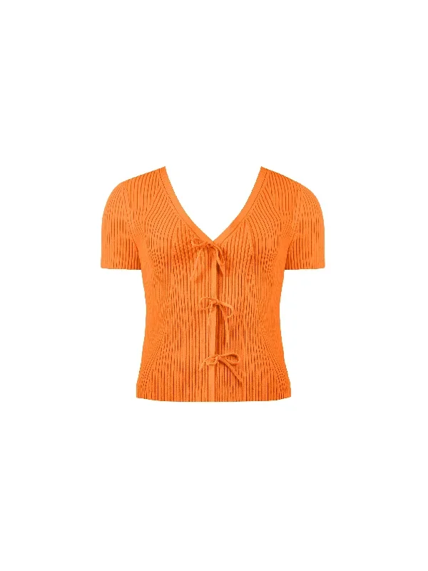 orange-tie-front-ribbed-top