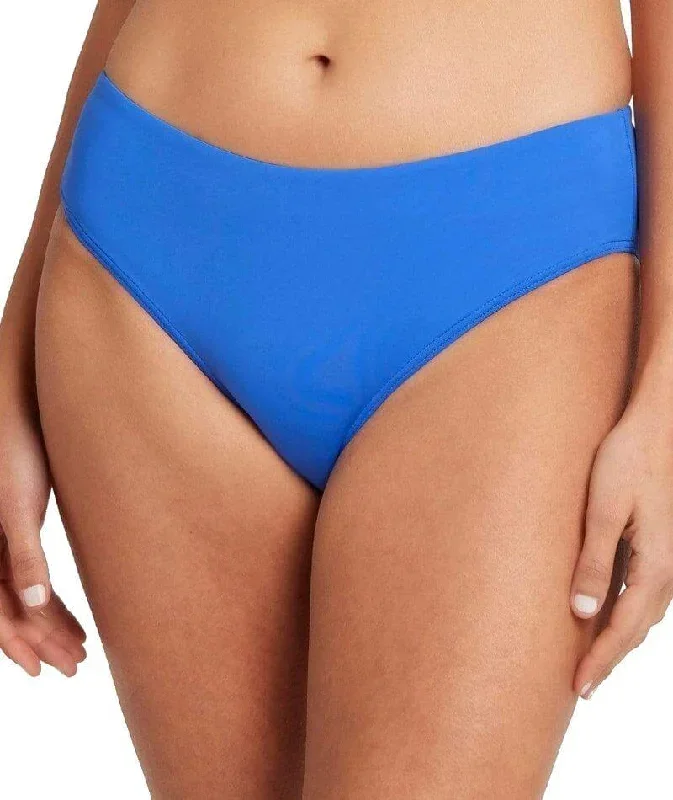 Sea Level Essentials Mid Bikini Brief - Azure