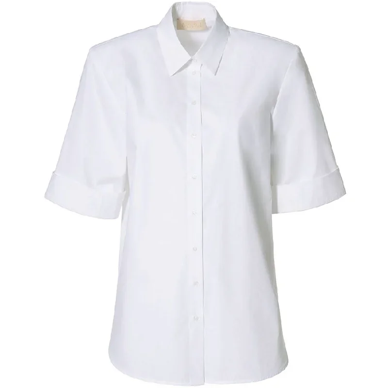 SHORT-SLEEVED SHIRT ""DEMI"" IN WHITE