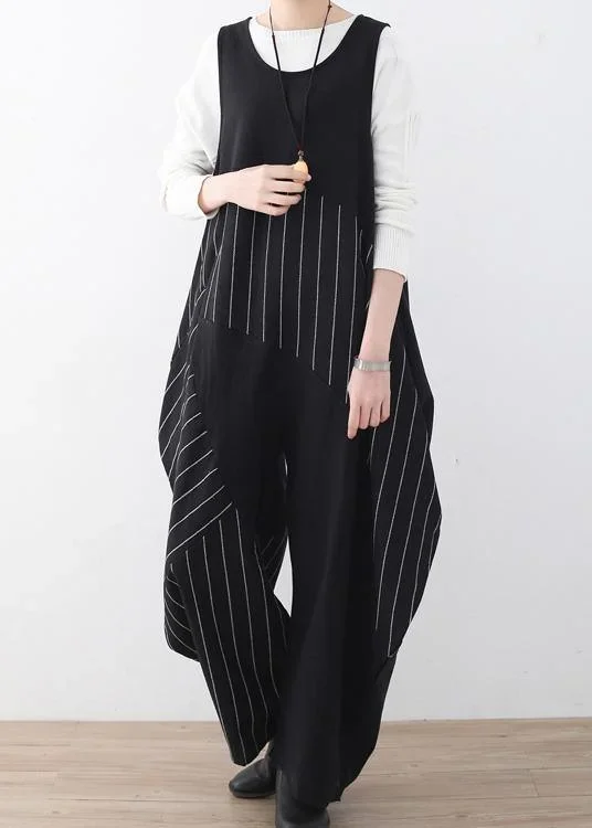 spring-summer-cotton-hemp-women-oversized-asymmetric-striped-jumpsuit