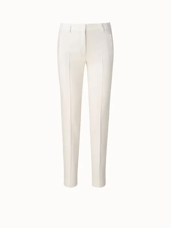 Straight Leg Jersey Pants