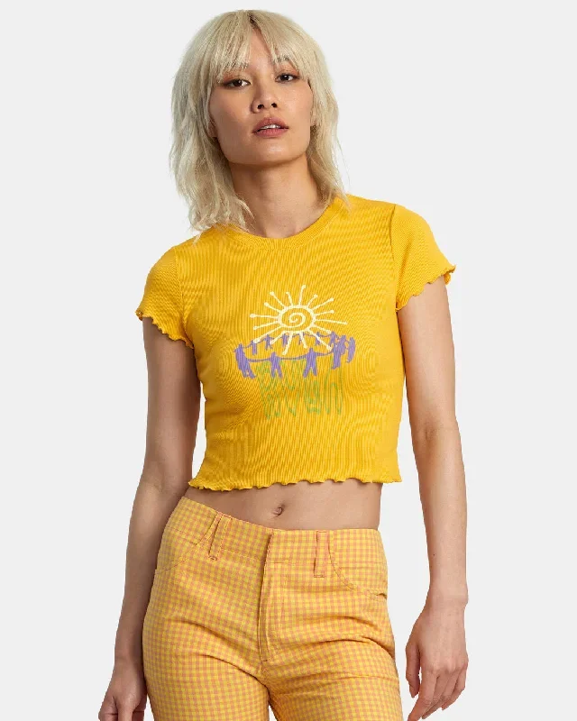 Sun Worship Classmate T-Shirt - Citrus