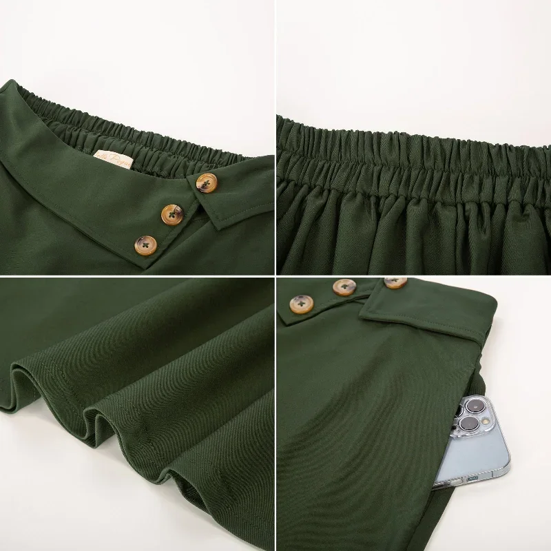 swing-skirt-elastic-waist-buttons-decorated-flared-a-line-skirt-1