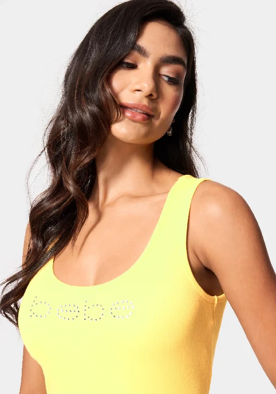 tank-logo-dress-yellow