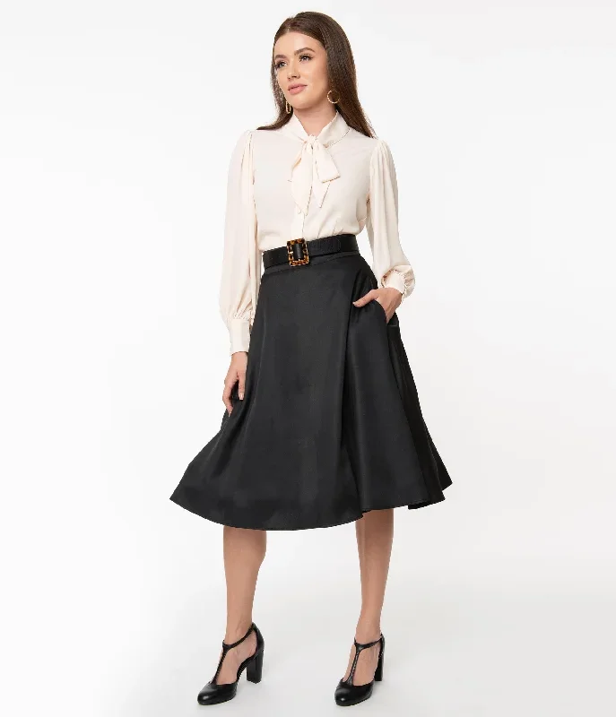 unique-vintage-retro-style-black-high-waist-vivien-swing-skirt