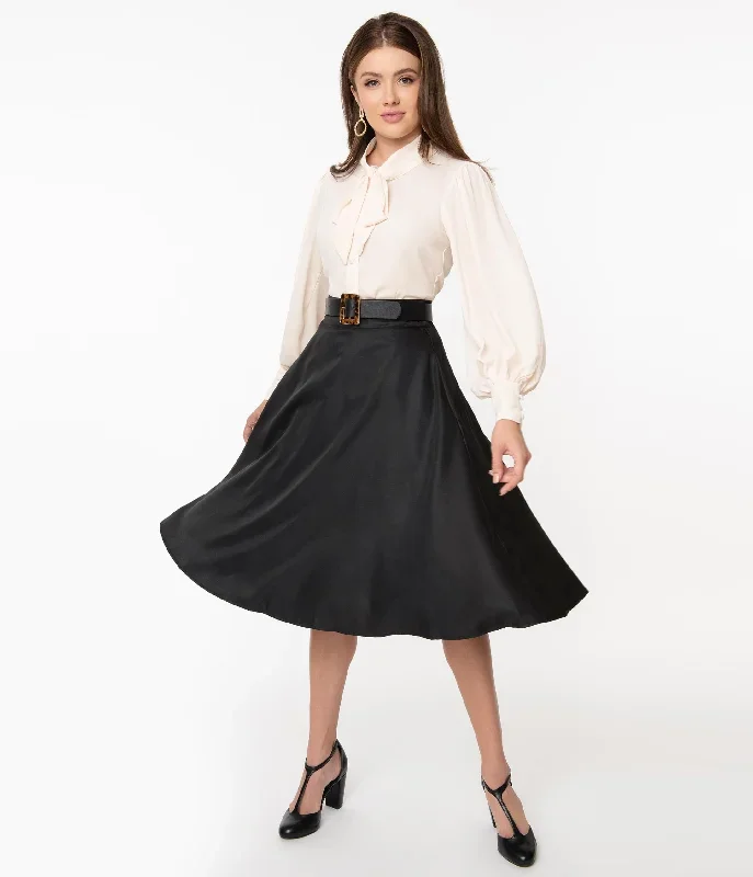 unique-vintage-retro-style-black-high-waist-vivien-swing-skirt