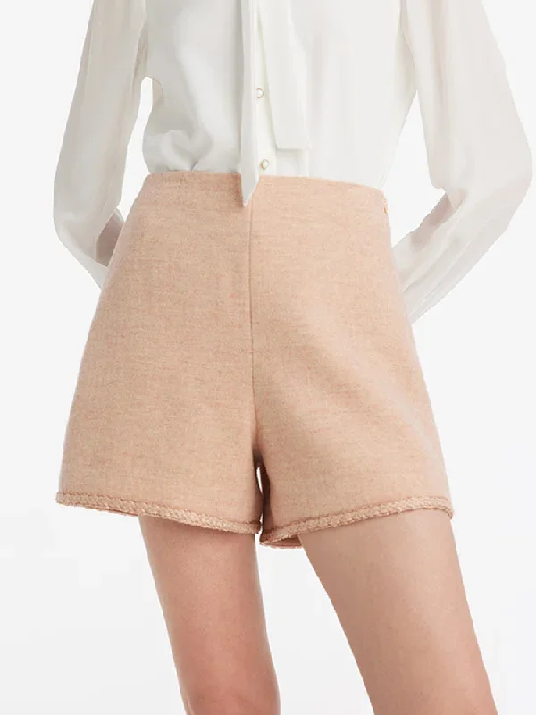 Washable Wool A-Line Women Shorts