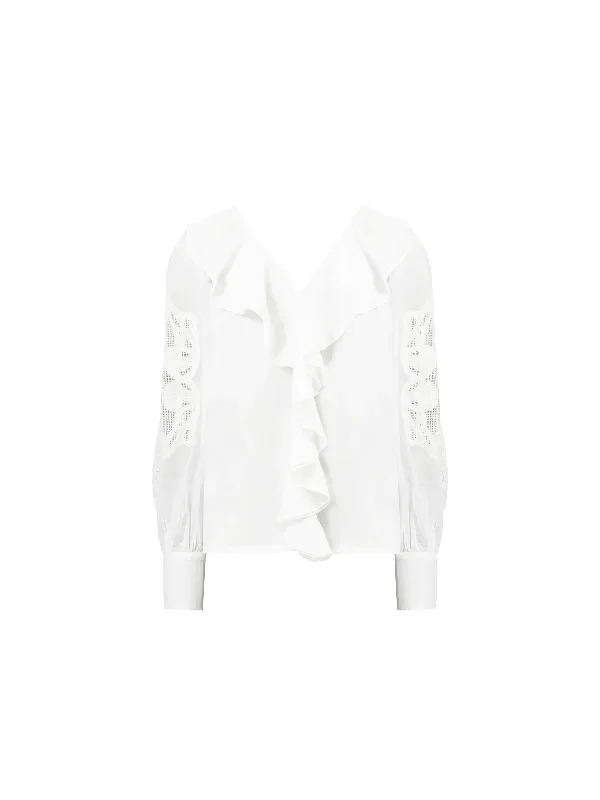 white-embroidery-mesh-sleeve-blouse