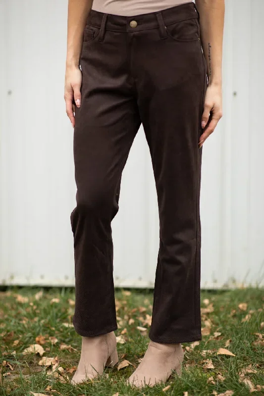 YMI Brown Straight Leg Pants